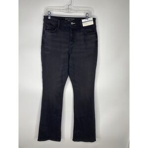 Arizona Jeans Bootcut Hi-Rise Womens Dark Graphite Jeans 13 NEW